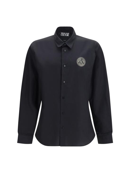 26SS 베르사체 긴팔 셔츠 80GALCS0CNY17 G89 BLACK