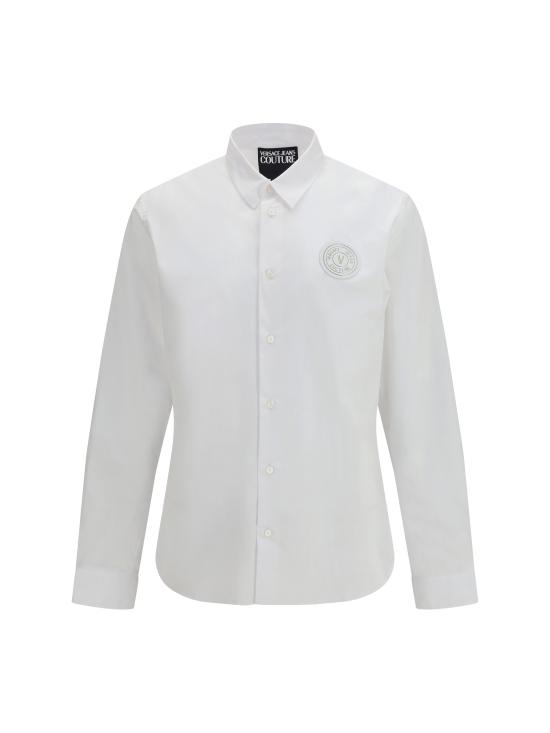 26SS 베르사체 긴팔 셔츠 80GALCS0CNY17 G03 WHITE