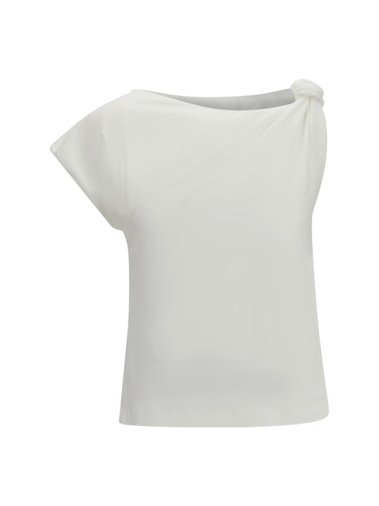 26SS 핑코 반팔 티셔츠 106373A35D Z05 WHITE