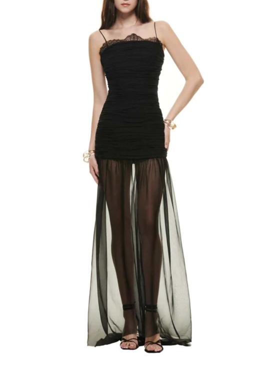 26SS 라쿠엘 디니즈 롱 원피스 5L03150 999 BLACK - RAQUEL DINIZ