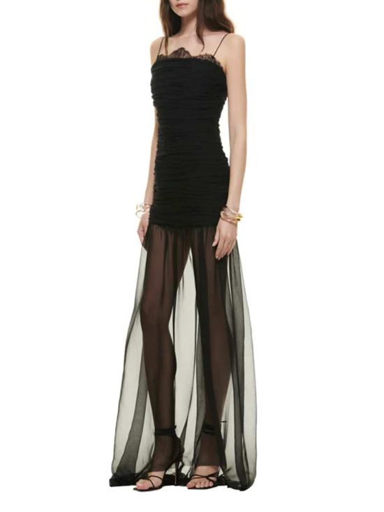 26SS 라쿠엘 디니즈 롱 원피스 5L03150 999 BLACK - RAQUEL DINIZ