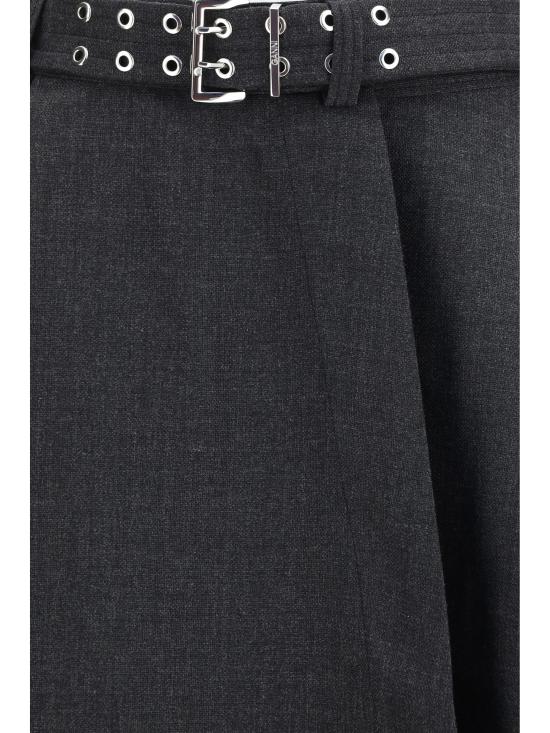 26SS 가니 미디 스커트 A1090068 252 GREY - GANNI