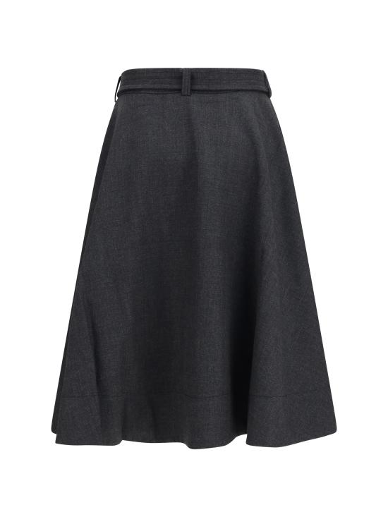 26SS 가니 미디 스커트 A1090068 252 GREY - GANNI