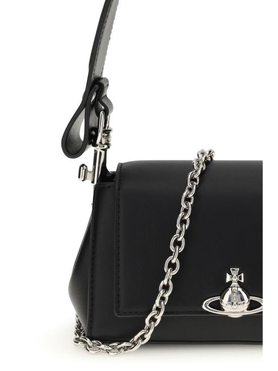 26SS 비비안웨스트우드 헤이즐 스몰 핸드백 4603000WWS0026 N401 BLACK - VIVIENNE WESTWOOD