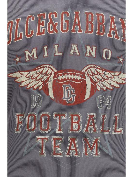 26SS 돌체앤가바나 반팔 티셔츠 F8V40TGDDO1 S9000 GREY - DOLCE & GABBANA