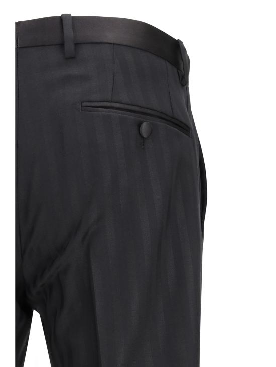 26SS 돌체앤가바나 스트레이트 팬츠 GYA5MTFR226 N0000 BLACK - DOLCE & GABBANA