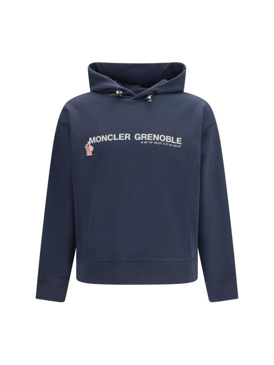 26SS 몽클레어 후드 티셔츠 L10978G000118098U 742 BLUE