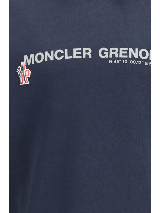 26SS 몽클레어 후드 티셔츠 L10978G000118098U 742 BLUE - MONCLER