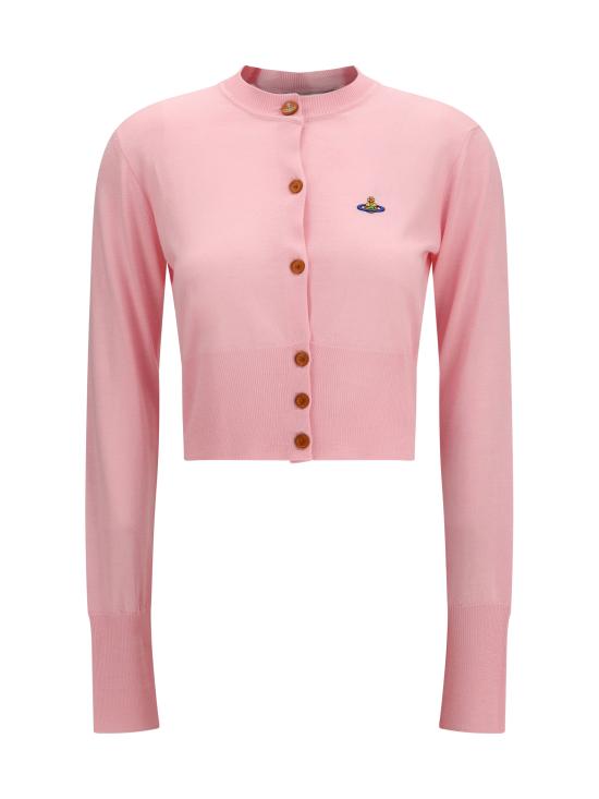 26SS 비비안웨스트우드 베아 크롭드 가디건 1803002UY001A G401 PINK