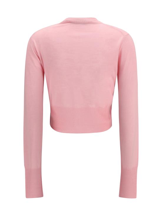 26SS 비비안웨스트우드 베아 크롭드 가디건 1803002UY001A G401 PINK - VIVIENNE WESTWOOD