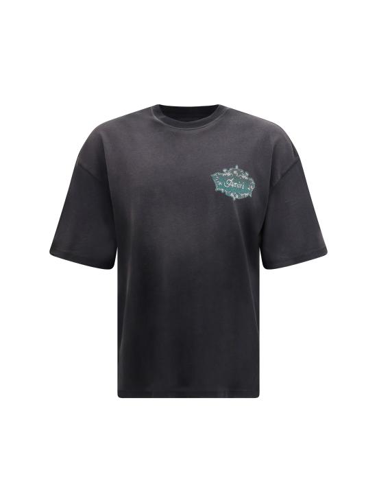 26SS 아미리 반팔 티셔츠 AMTOJR1058 001 BLACK