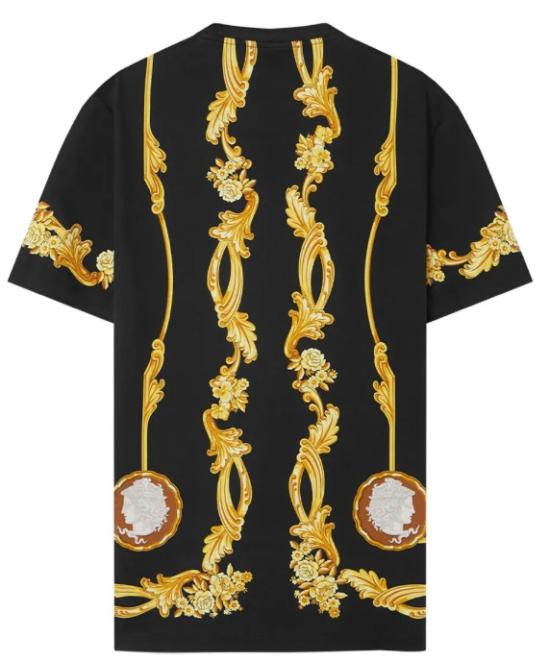 26SS 베르사체 반팔 티셔츠 10192111A14168 5B000 BLACKGOLD - VERSACE