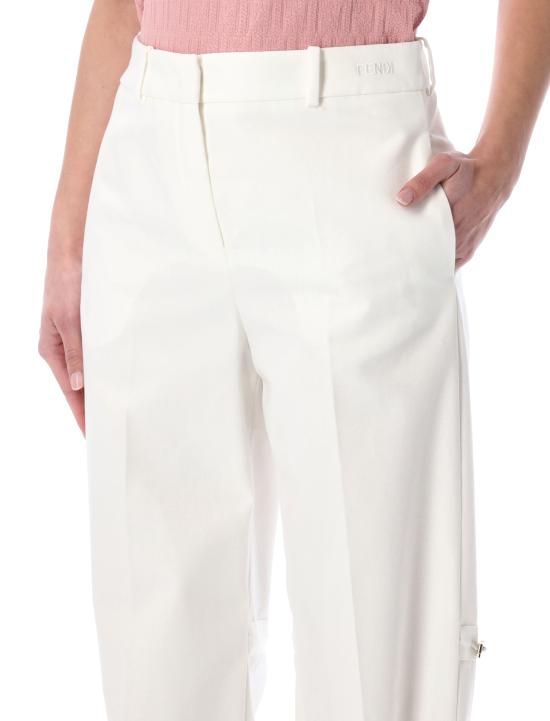 26SS 펜디 팬츠 FR6711AW7Q F0ZNM Bianco - FENDI