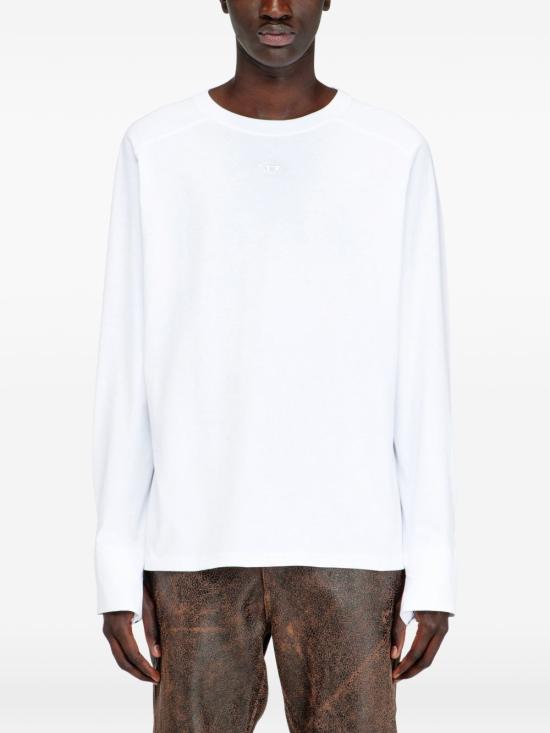 26SS 디젤 반팔 티셔츠 A22982 0DECG100 White - DIESEL