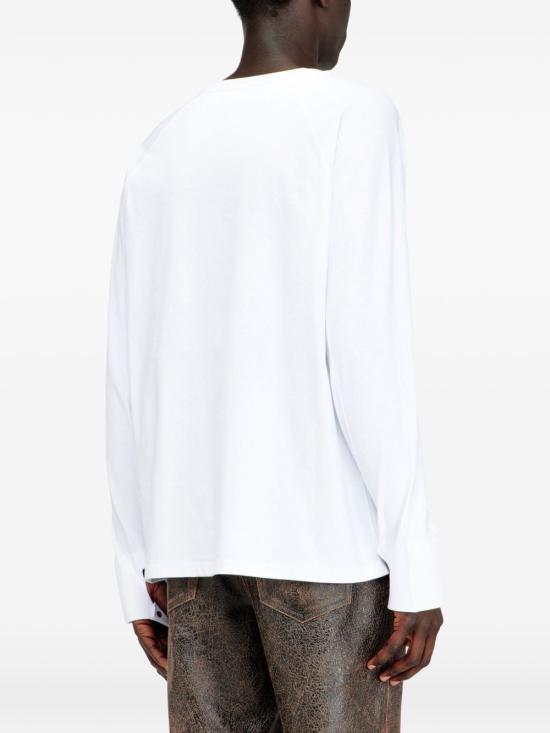 26SS 디젤 반팔 티셔츠 A22982 0DECG100 White - DIESEL