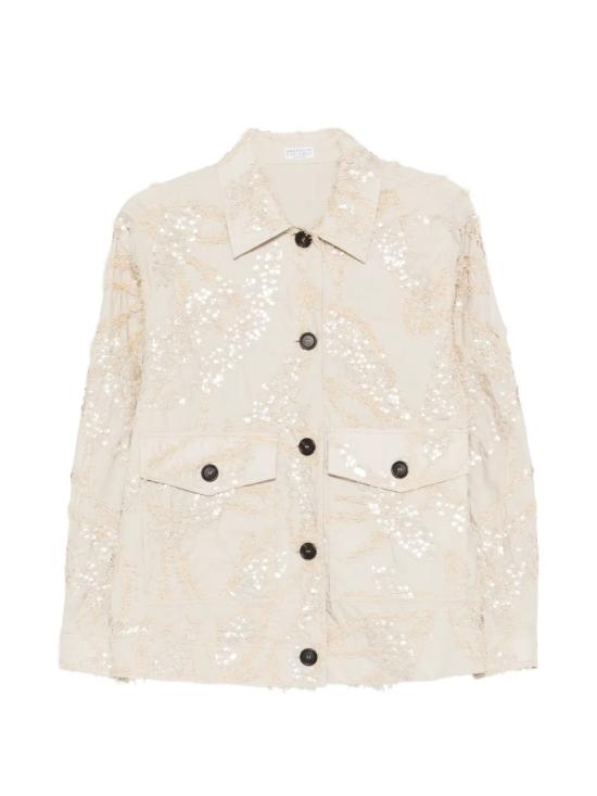 26SS 브루넬로 쿠치넬리 자켓 M0F79HM206C9593 White