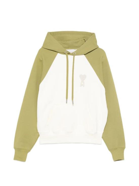 26SS 아미 파리스 아미 드 쾨흐 후드티 USW782 747A041 White