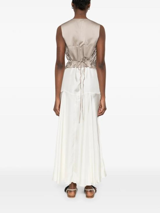 26SS 브루넬로 쿠치넬리 민소매 티셔츠 MCWR07606CJ13 Beige - BRUNELLO CUCINELLI