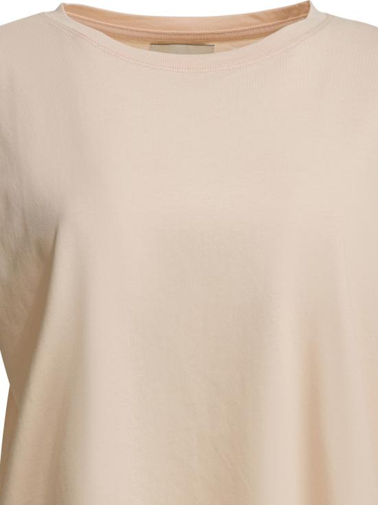 26SS 루루 드 세종 반팔 티셔츠 BASILUZZO LDSCREAM ROSE Pink - LOULOU DE SAISON