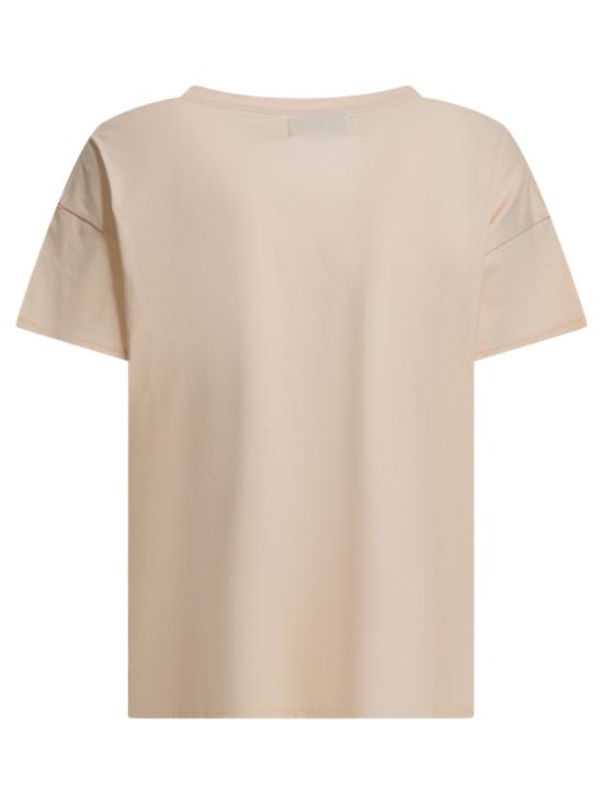 26SS 루루 드 세종 반팔 티셔츠 BASILUZZO LDSCREAM ROSE Pink - LOULOU DE SAISON