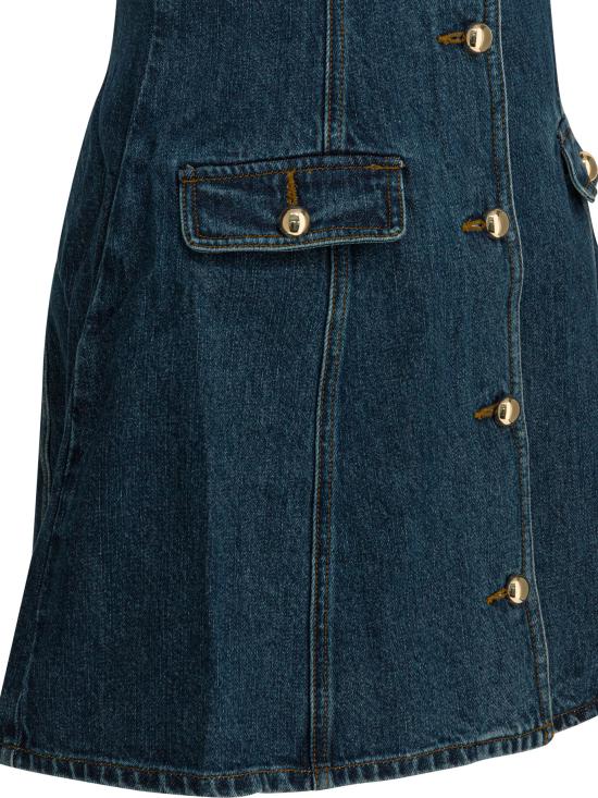 25FW 셀프 포트레이트 데님 원피스 AW25 807SB BLBLUE Blue - SELF PORTRAIT