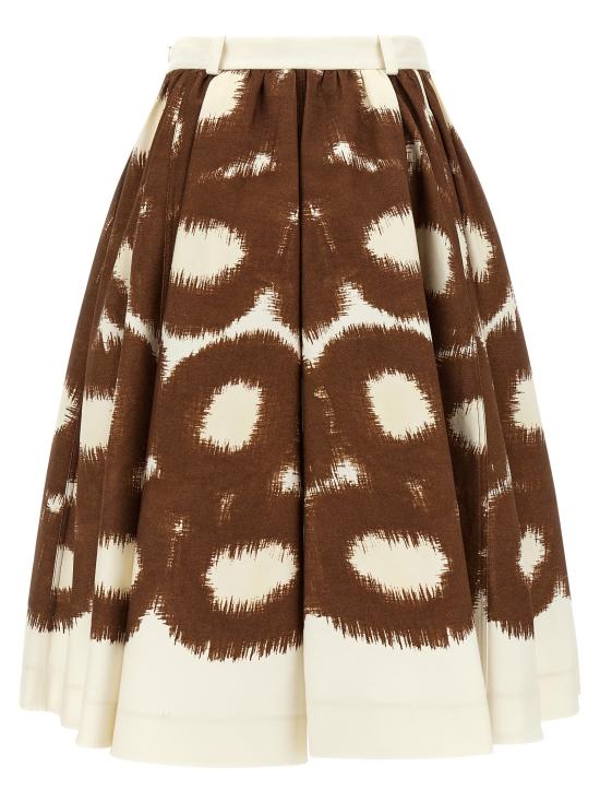 26SS 프라다 미디 스커트 P137WGSOOO187QF0005 Brown - PRADA