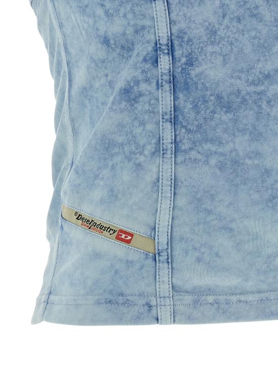 26SS 디젤 T-온니 스트래피 탑 인 데님룩 저지 A183610KIBY01C Light Blue - DIESEL