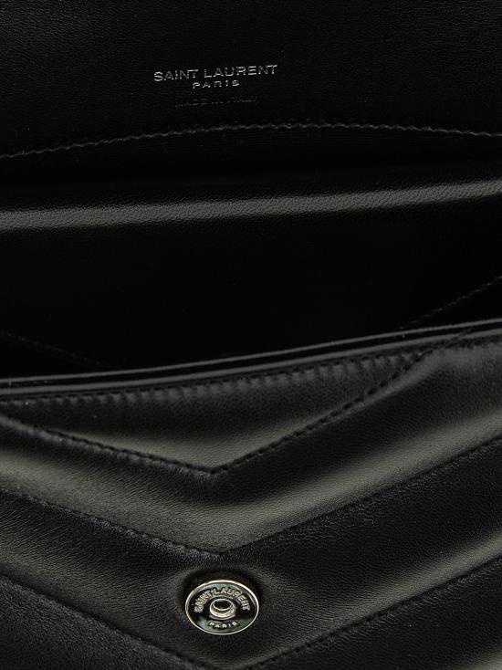 26SS 생로랑 루루 스몰 마테라쎄 램스킨 숄더백 801437AAE4Y1000 Black - SAINT LAURENT