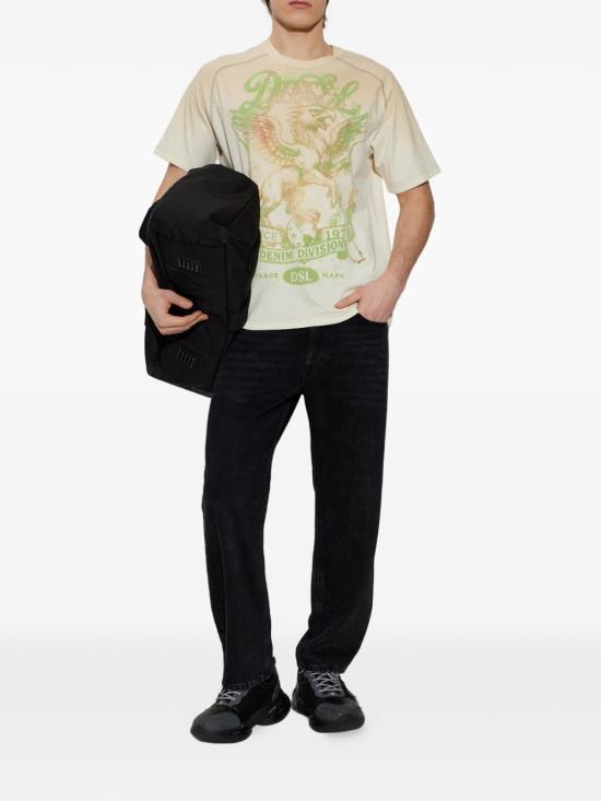 26SS 디젤 반팔 티셔츠 A23799 0SKBK1BN Green - DIESEL