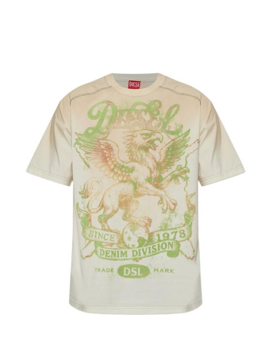 26SS 디젤 반팔 티셔츠 A23799 0SKBK1BN Green