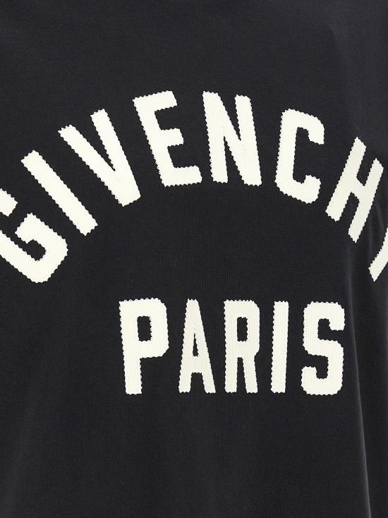 26SS 지방시 맥시 로고 코튼 티셔츠 BM71NK3YRS004 White Black - GIVENCHY