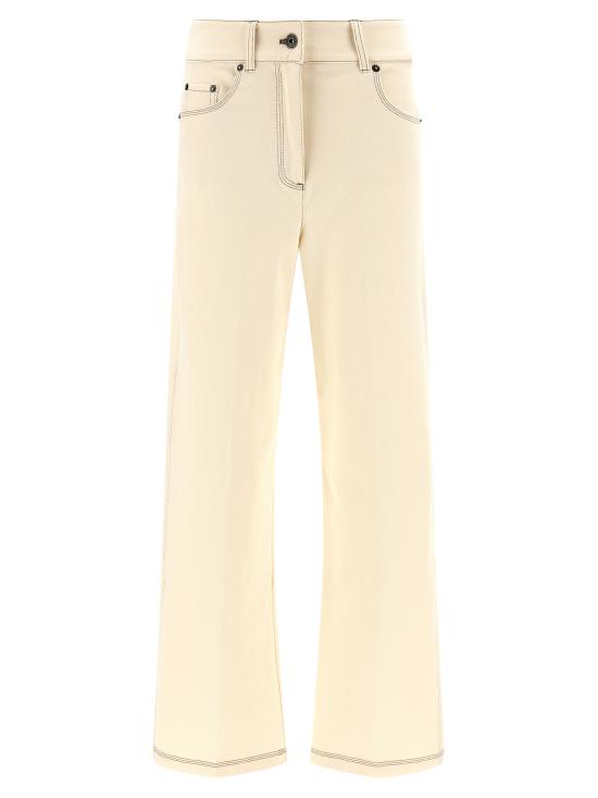 26SS 막스마라 스트레이트 팬츠 2611781088600001 White