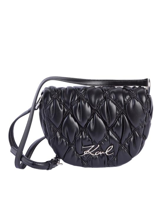 26SS 칼라거펠트 크로스백 246W3008 999 black NERO