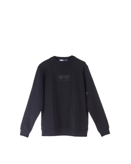 26SS 칼라거펠트 긴팔 티셔츠 705449 544908 990 NERO