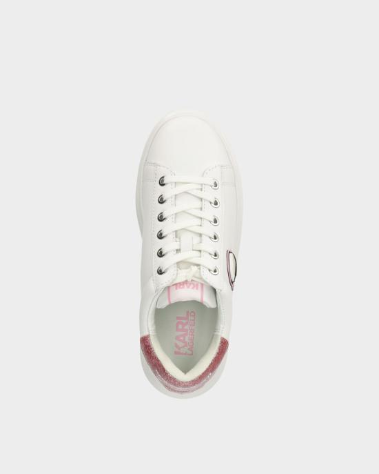 26SS 칼라거펠트 스니커즈 KL62530N 01P White w pink BIANCO MULTI - KARL LAGERFELD