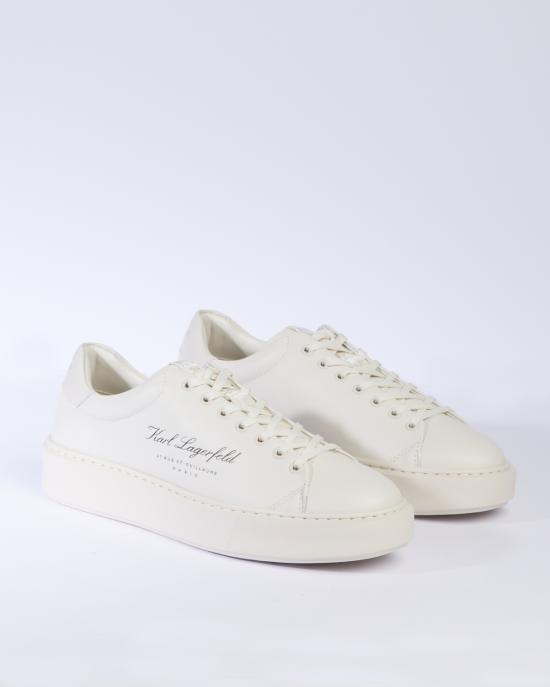 26FW 칼라거펠트 스니커즈 KL52223 011 off white leather BIANCO - KARL LAGERFELD