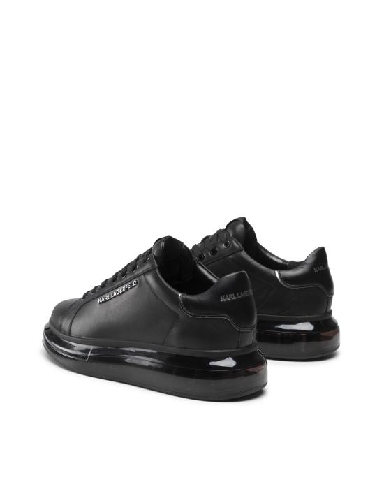 26FW 칼라거펠트 스니커즈 KL52625 00X Black Leather Mono NERO - KARL LAGERFELD