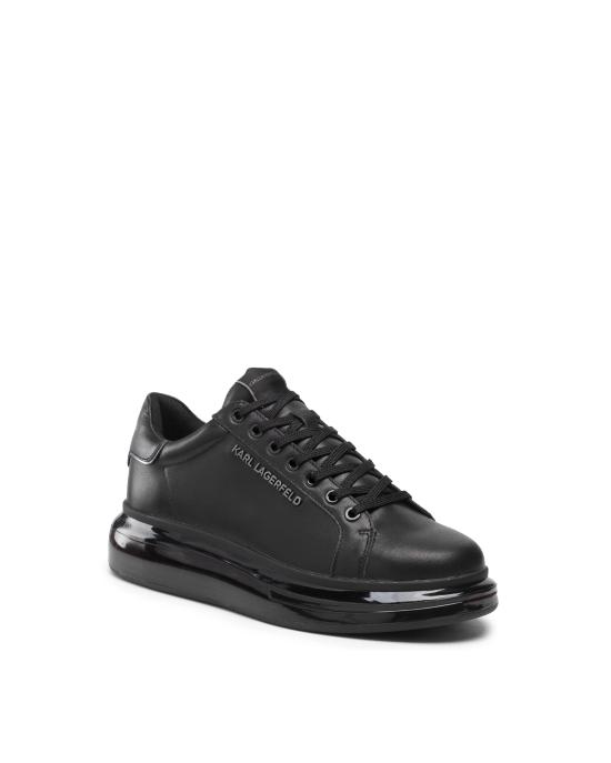 26FW 칼라거펠트 스니커즈 KL52625 00X Black Leather Mono NERO - KARL LAGERFELD