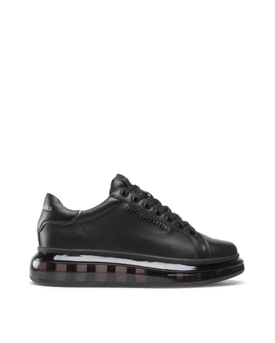 26FW 칼라거펠트 스니커즈 KL52625 00X Black Leather Mono NERO