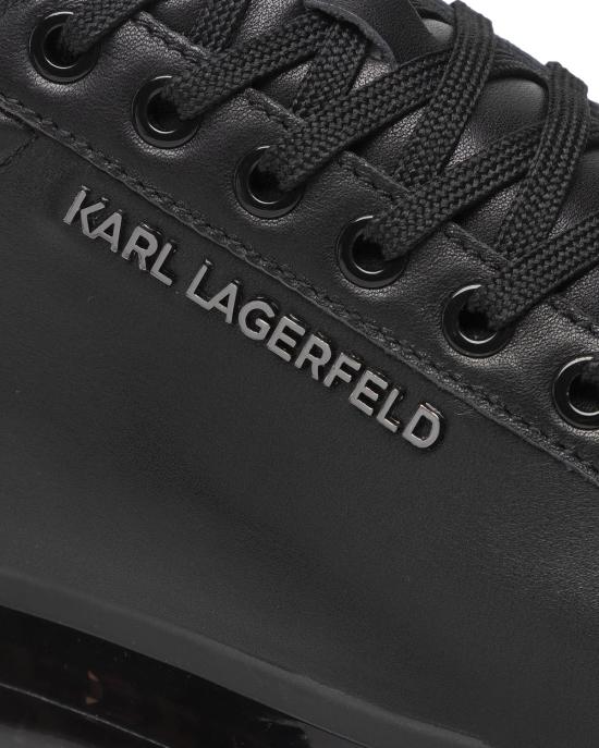 26FW 칼라거펠트 스니커즈 KL52625 00X Black Leather Mono NERO - KARL LAGERFELD