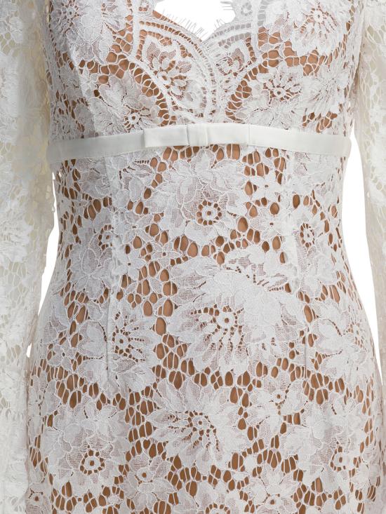 25FW 셀프 포트레이트 롱 원피스 AW25 202M WWHITE White - SELF PORTRAIT