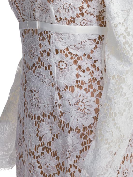 25FW 셀프 포트레이트 롱 원피스 AW25 202M WWHITE White - SELF PORTRAIT