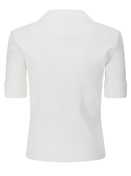 26SS 쿠레쥬 폴로 티셔츠 126MPO053FI0001 0001 HERITAGE WHITE - COURREGES