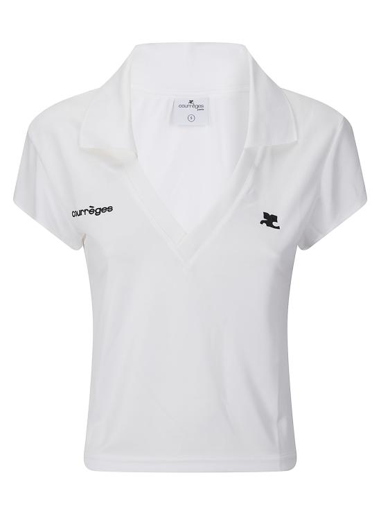 26SS 쿠레쥬 폴로 티셔츠 126JPO057JS0195 B166 HERITAGE WHITE HERITAGE WHITE