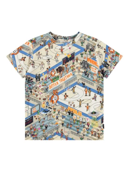 26SS [키즈] 몰로 티셔츠 1S26A210 9593 PIXEL BASKET