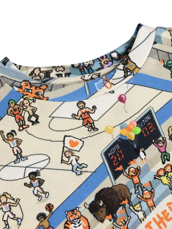 26SS [키즈] 몰로 티셔츠 1S26A210 9593 PIXEL BASKET - MOLO