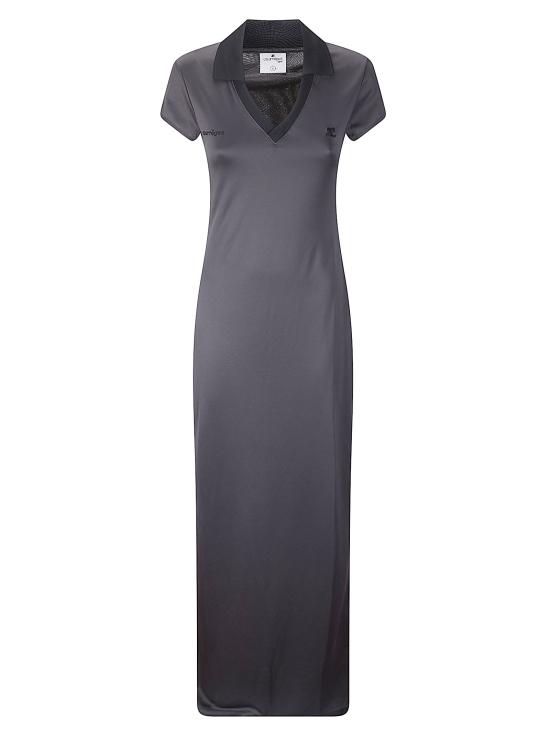 26SS 쿠레쥬 스포츠 폴로 롱 드레스 126JRO807JS0195 B214 CARBON BLACK