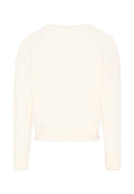 26SS [키즈] 타미힐피거 캐시미어 니트 KG0KG08848 YA8 IVORY - TOMMY HILFIGER