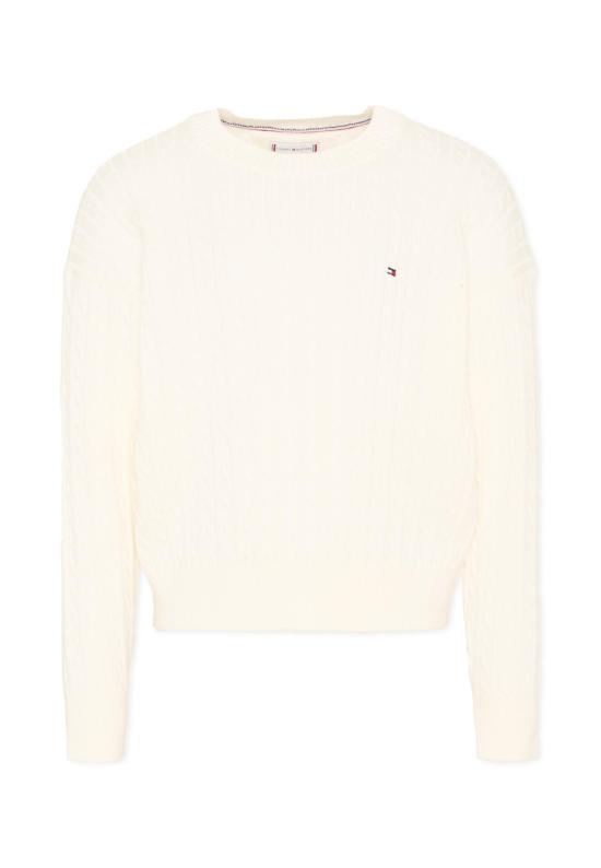 26SS [키즈] 타미힐피거 캐시미어 니트 KG0KG08848 YA8 IVORY