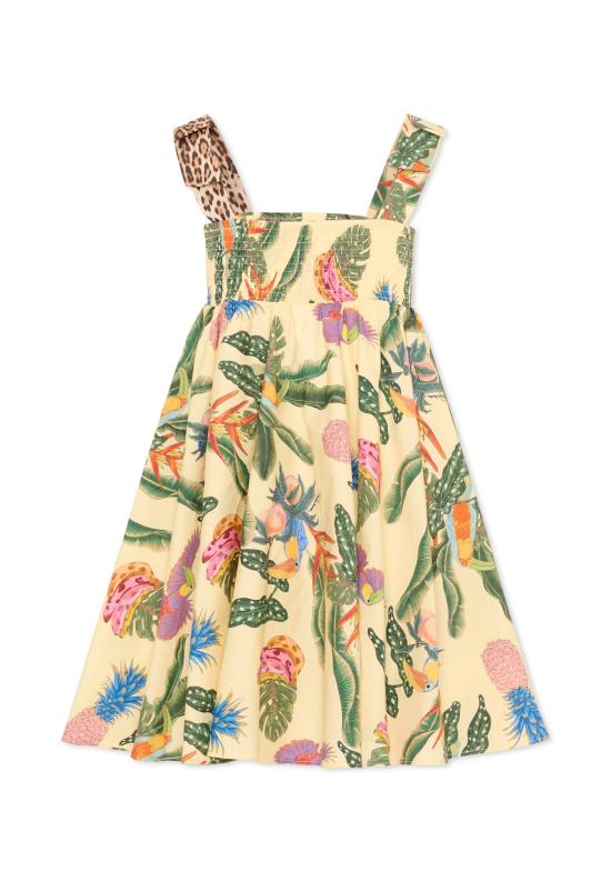26SS [키즈] Roberto cavalli kids 원피스 CGP26033VE TROPICANA YELLOW MULTICOLOR - OTHER BRANDS